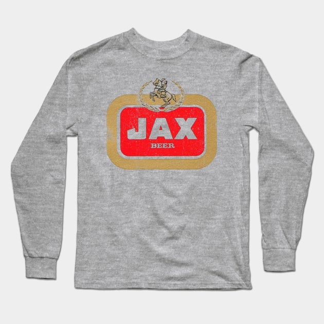 Jax Beer - vintage style label Long Sleeve T-Shirt by G! Zone